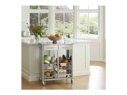 Carro de cocina, Carro Verdulero doble - 92*72,5*45,5cm – MALMÖ INOX
