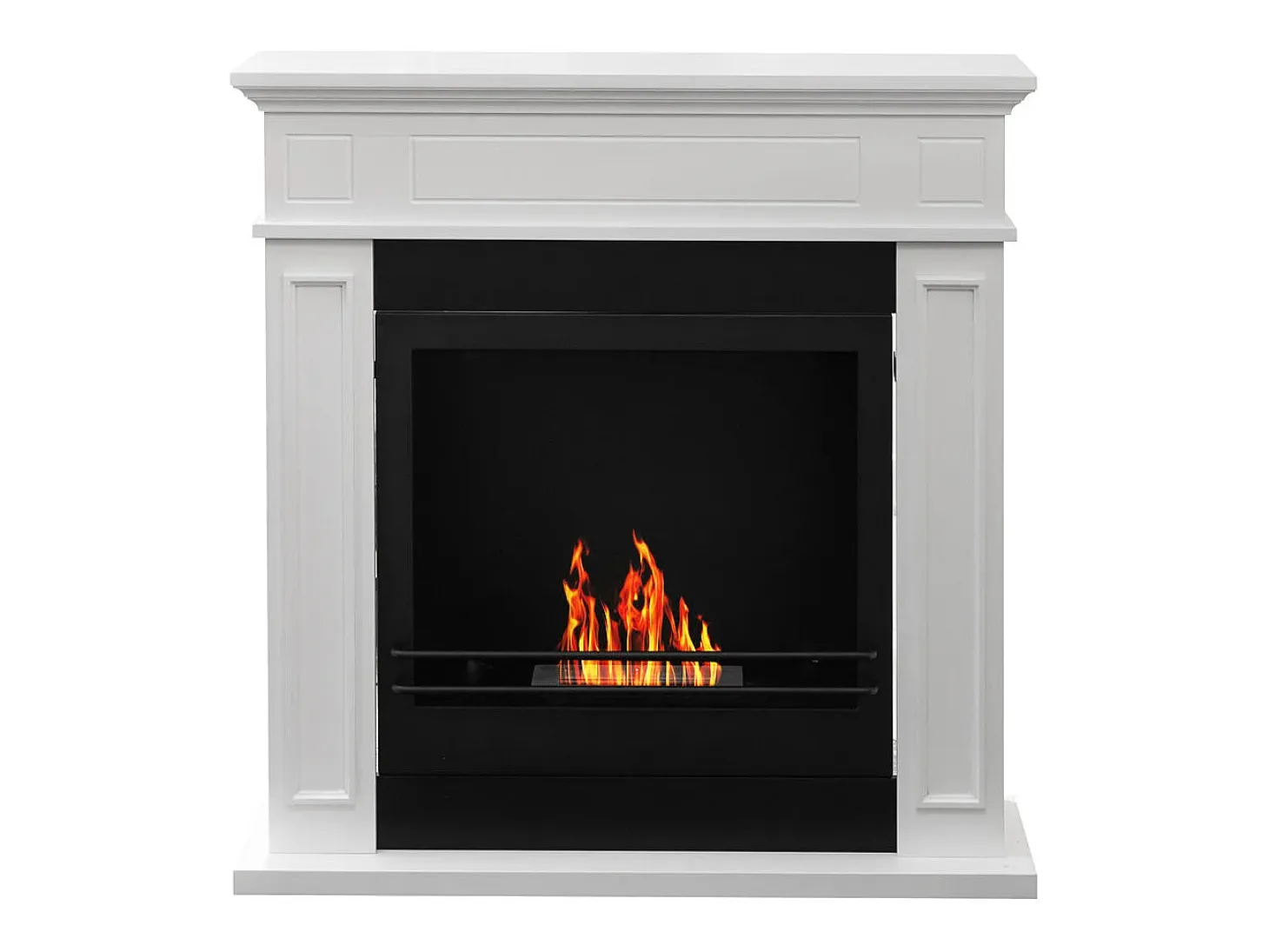 Chimenea de bioetanol biochimenea de suelo JEFFERSON Blanco L 89,5 x H 90,5 x D 28