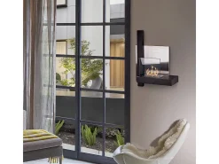 Chimenea de bioetanol de pared VIENNA L65 x H75 x D23