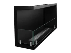 Chimenea de bioetanol de esquina empotrada, biochimenea de esquina 90x45 SUTRI 90 SX