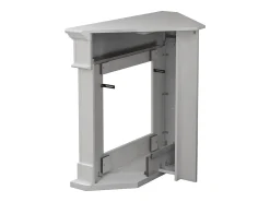 Chimenea de bioetanol de esquina blanca FORD, biochimenea independiente, L110 x P63 x H102