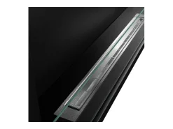 Chimenea de bioetanol de esquina empotrada, biochimenea de esquina 120x45 SUTRI 120 DX