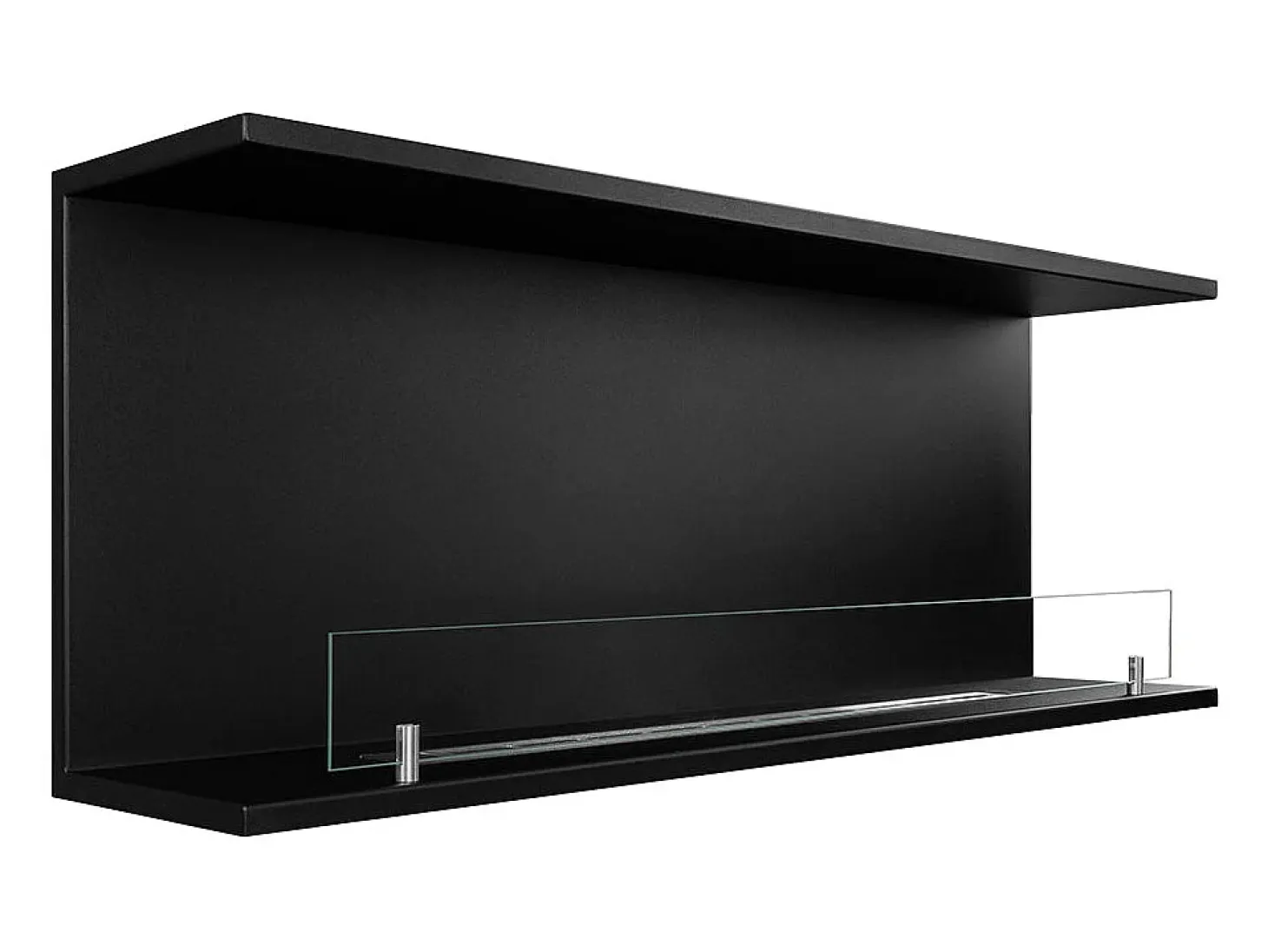 Chimenea de bioetanol empotrada TREVI 120, 3 lados, 3 lados abiertos, 120x50 cm