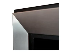 Chimenea de bioetanol empotrada Frame 1200 SimpleFire con cristal negro