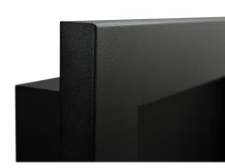 Chimenea de bioetanol Livorno Black de pared o empotrada, L 90 x P 12 x H 40 con cristal