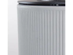 Chimenea de bioetanol MODIGLIANI Blanco Perla, brasero de suelo para interior y exterior, d.36 x h.56