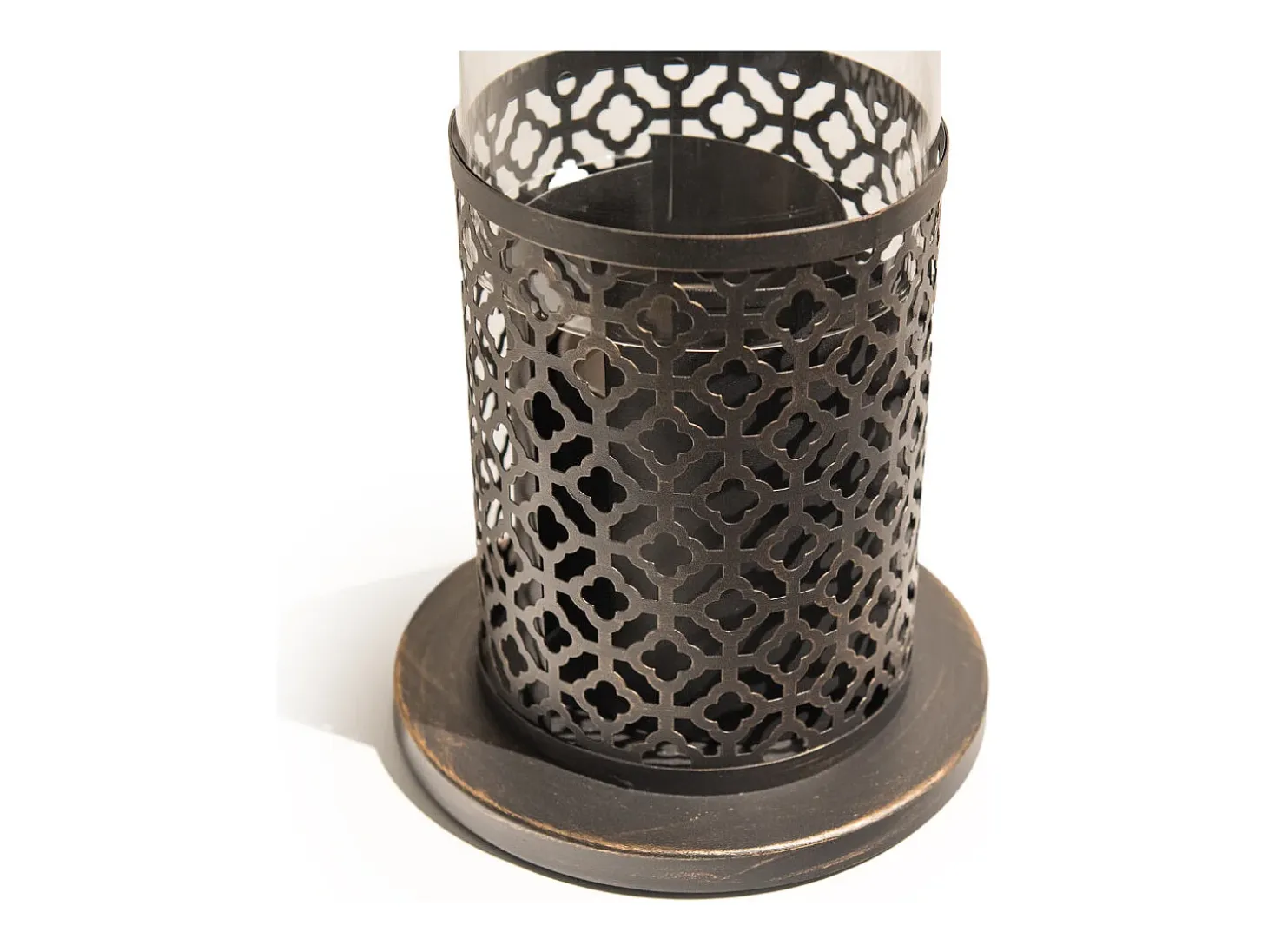 Chimenea de bioetanol TOLOSA Black Gold de sobremesa D20 x H49,5 para interior y exterior