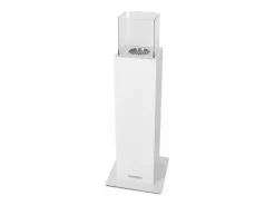 Chimenea de jardín de bioetanol para exterior Capri 70 White