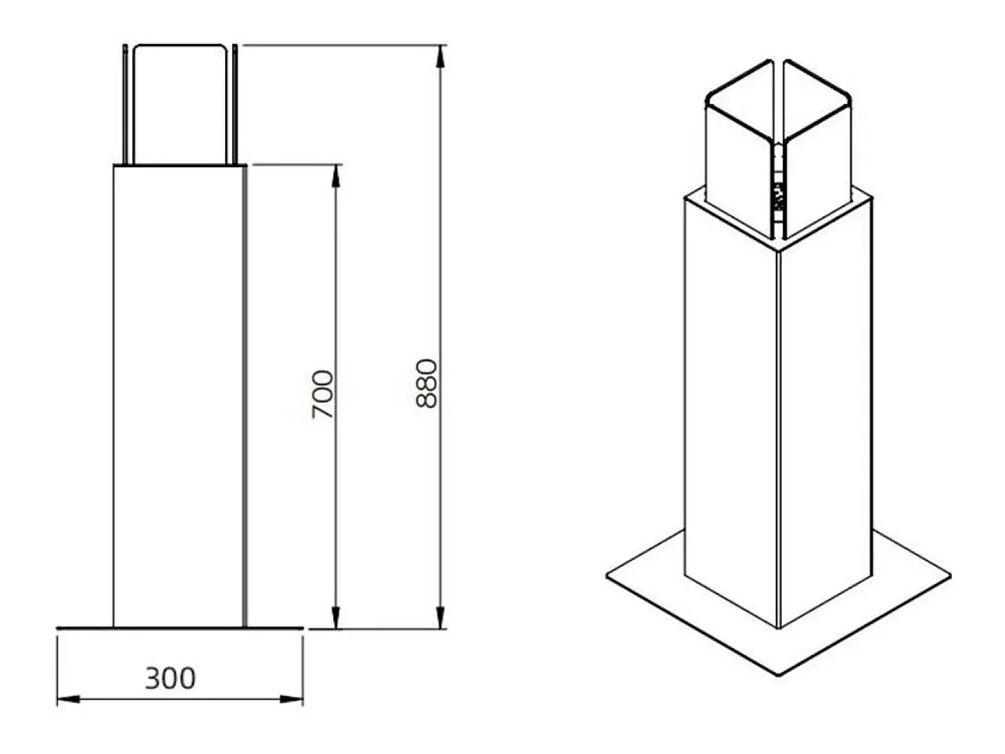 Chimenea de jardín de bioetanol para exterior Capri 70 White