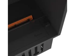 Chimenea de vapor de agua empotrada Corner L1200 con llama multicolor, efecto 3D y control mediante app, depósito de 2,4 l - 120 cm