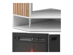Chimenea eléctrica blanco 100x73x80 lynea