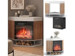 Chimenea eléctrica blanco 100x73x80 lynea