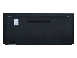 Chimenea eléctrica con 12 colores de llama - De pared o empotrada - Negra 106,5×46,5×12