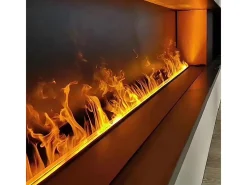 Chimenea eléctrica con quemador de vapor de agua 3D APP Inserto incorporado 100 PRO-LINE