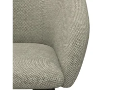 CHLOE-Silla de bar de tela beige (x2)