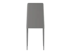 Cleo - Silla ecopiel gris 4 piezas
