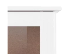 Cómoda ALTA blanca 77x30x92 cm madera maciza de pino