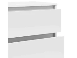 Cómoda blanca 60x36x103 cm Madera contrachapada