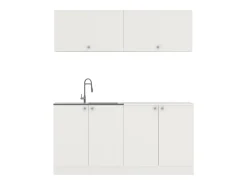 Cocina Equipada haaus Alegra, Blanco, L 160 cm