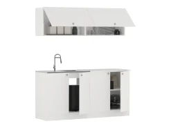 Cocina Equipada haaus Alegra, Blanco, L 160 cm