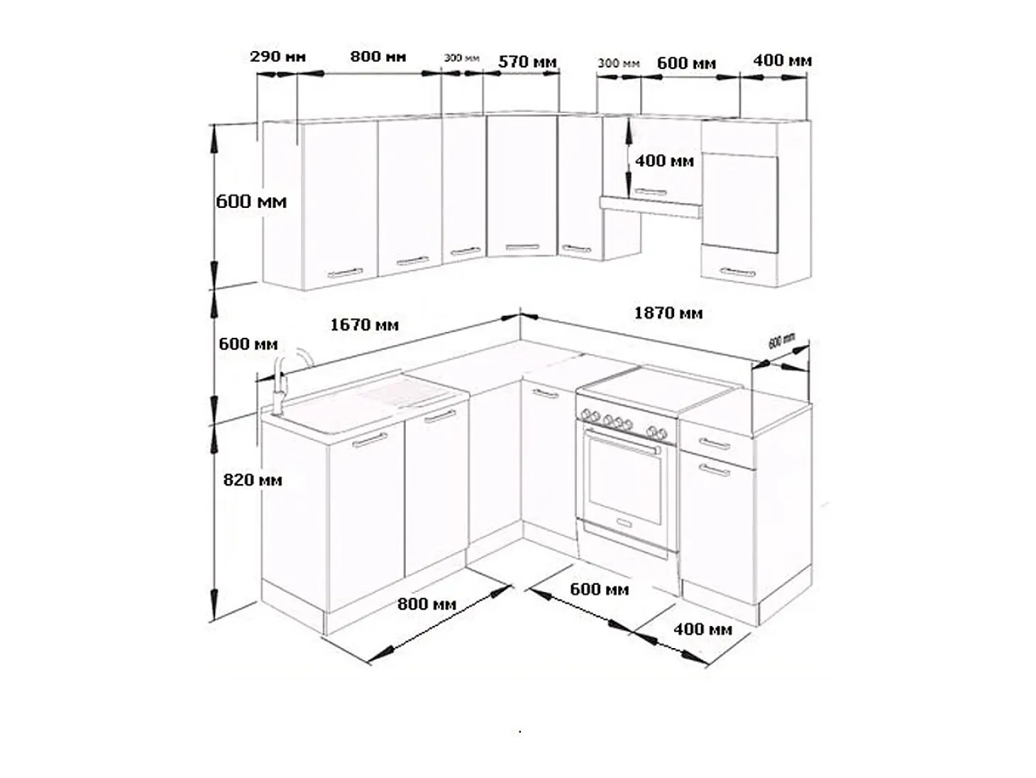Cocina esquinera blanco alto brillo/blanco 187x60x81.6 rick