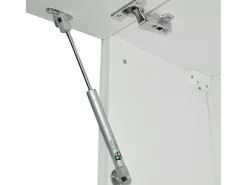 Cocina esquinera sonoma/blanco 270x60x81.6 rick