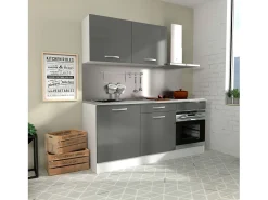 Cocina Modular Block Eko Blanco Gris 180 cm