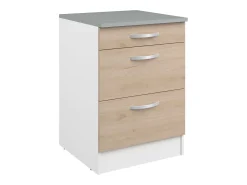 Cocina Modular Eko 5 Muebles Roble Jackson/Blanco 180cm