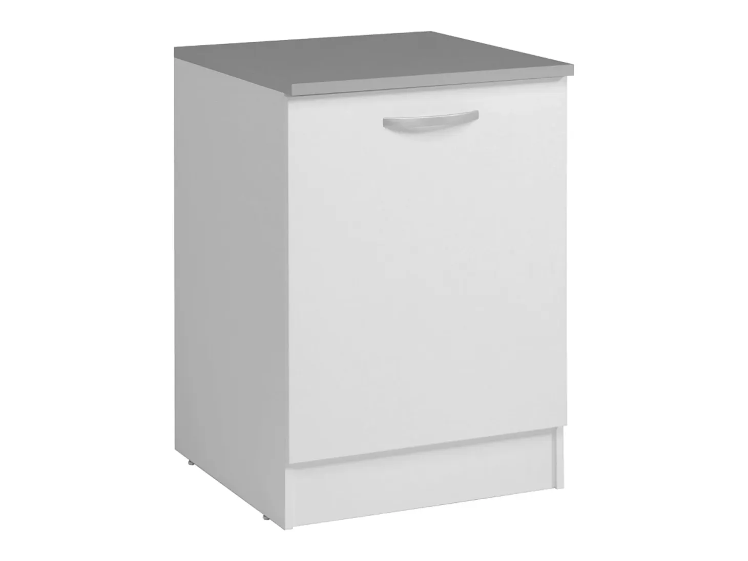 Cocina modular Eko blanca melamina con encimera 240 cm ancho