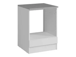 Cocina modular Eko blanca melamina con encimera 240 cm ancho