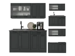 Cocina versátil antracita casa de campo/antracita 140x60x81.6 r-line