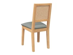 Cojines para sillas de comedor 2 piezas madera maciza caucho