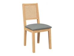 Cojines para sillas de comedor 2 piezas madera maciza caucho