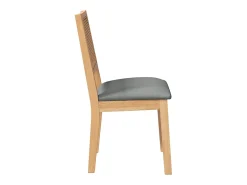 Cojines para sillas de comedor 2 piezas madera maciza caucho