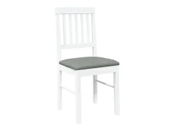 Cojines para sillas de comedor, 2 unidades, madera maciza blanca, caucho