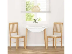 Cojines para sillas de comedor 2 piezas madera maciza caucho