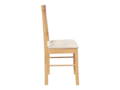 Cojines para sillas de comedor 2 piezas madera maciza caucho