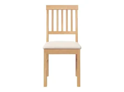 Cojines para sillas de comedor 2 piezas madera maciza caucho