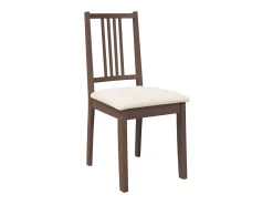 Cojines para sillas de comedor, 2 unidades, madera maciza marrón, caucho