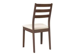 Cojines para sillas de comedor, 2 unidades, madera maciza marrón, caucho