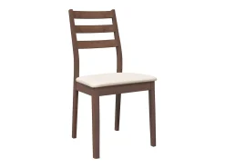Cojines para sillas de comedor, 2 unidades, madera maciza marrón, caucho