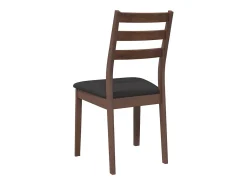 Cojines para sillas de comedor, 2 unidades, madera maciza marrón, caucho