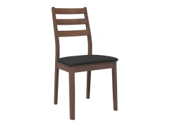 Cojines para sillas de comedor, 2 unidades, madera maciza marrón, caucho