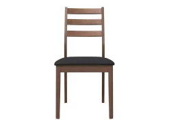 Cojines para sillas de comedor, 2 unidades, madera maciza marrón, caucho