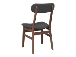 Cojines para sillas de comedor, 2 unidades, madera maciza marrón, caucho