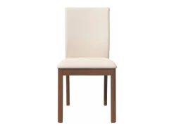 Cojines para sillas de comedor, 2 unidades, madera maciza marrón, caucho