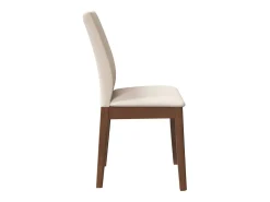 Cojines para sillas de comedor, 2 unidades, madera maciza marrón, caucho