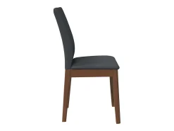 Cojines para sillas de comedor, 2 unidades, madera maciza marrón, caucho