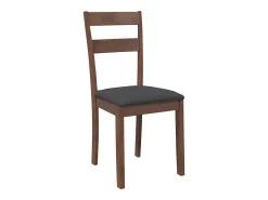 Cojines para sillas de comedor, 2 unidades, madera maciza marrón, caucho