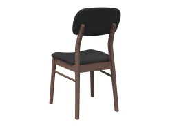 Cojines para sillas de comedor, 2 unidades, madera maciza marrón, caucho